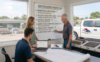 How to Prepare for a Roof Replacement in Miami