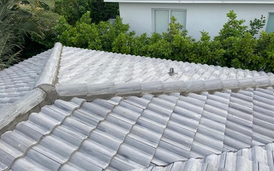 Tile Re-Roofing - Mediterranean Architecture Residence